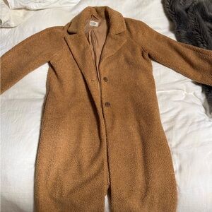 Marine Layer Camel Trench Coat